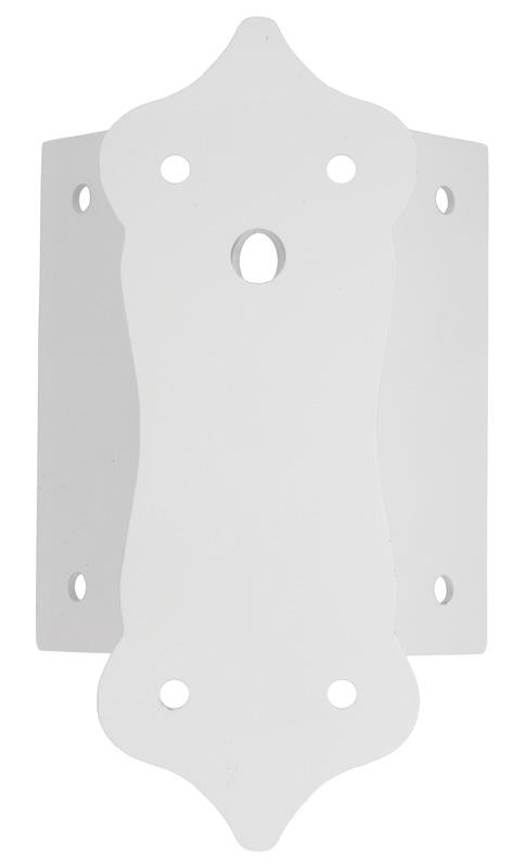 Corner wall mount - For Sollerö, white
