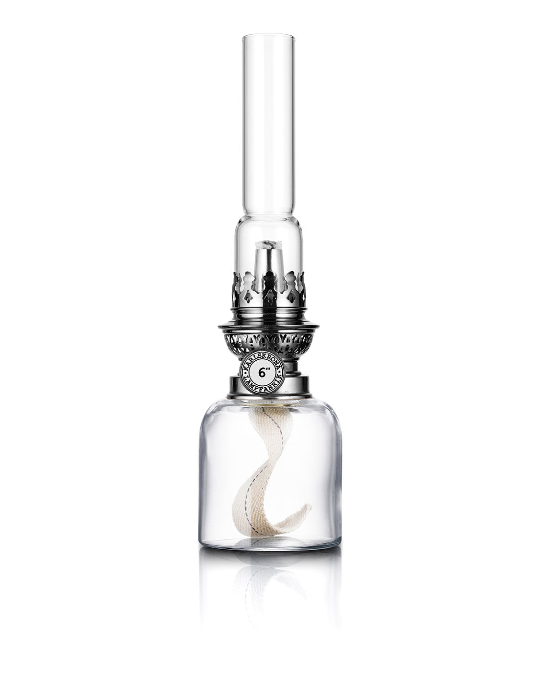 Petroleumlampe – Koholmen, Nickel Klarglas image