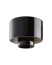 Socle de lampe pour extérieur/pièces humides - Noir/droit IP54 thumbnail image