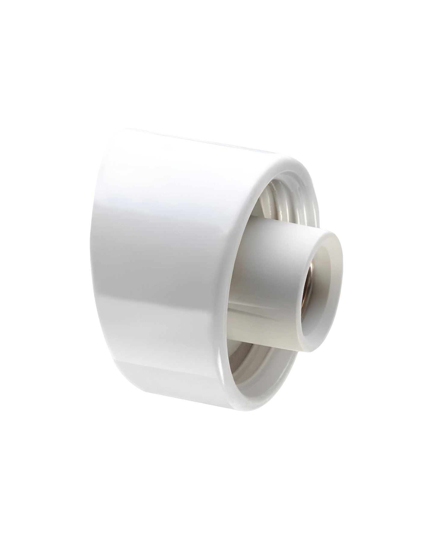 Base para lámpara exterior/cuartos húmedos - Blanca/en ángulo IP54