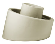 Lampesokkel af porcelæn – hvid/skrå, IP20 thumbnail image