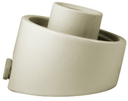 Lampesokkel, udendørs/vådrum – hvid/skrå/kugle, IP54 thumbnail image