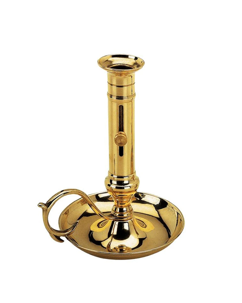 Office candlestick - Brass 20 cm