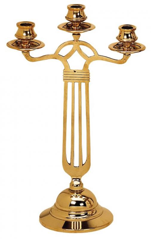 Candelabrum - Art nouveau 3-armed