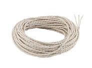 Stofledning - Gul-hvid snoet treleders thumbnail image