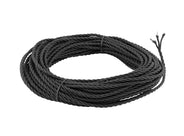 Stofledning - Sort. snoet og med tre ledere thumbnail image