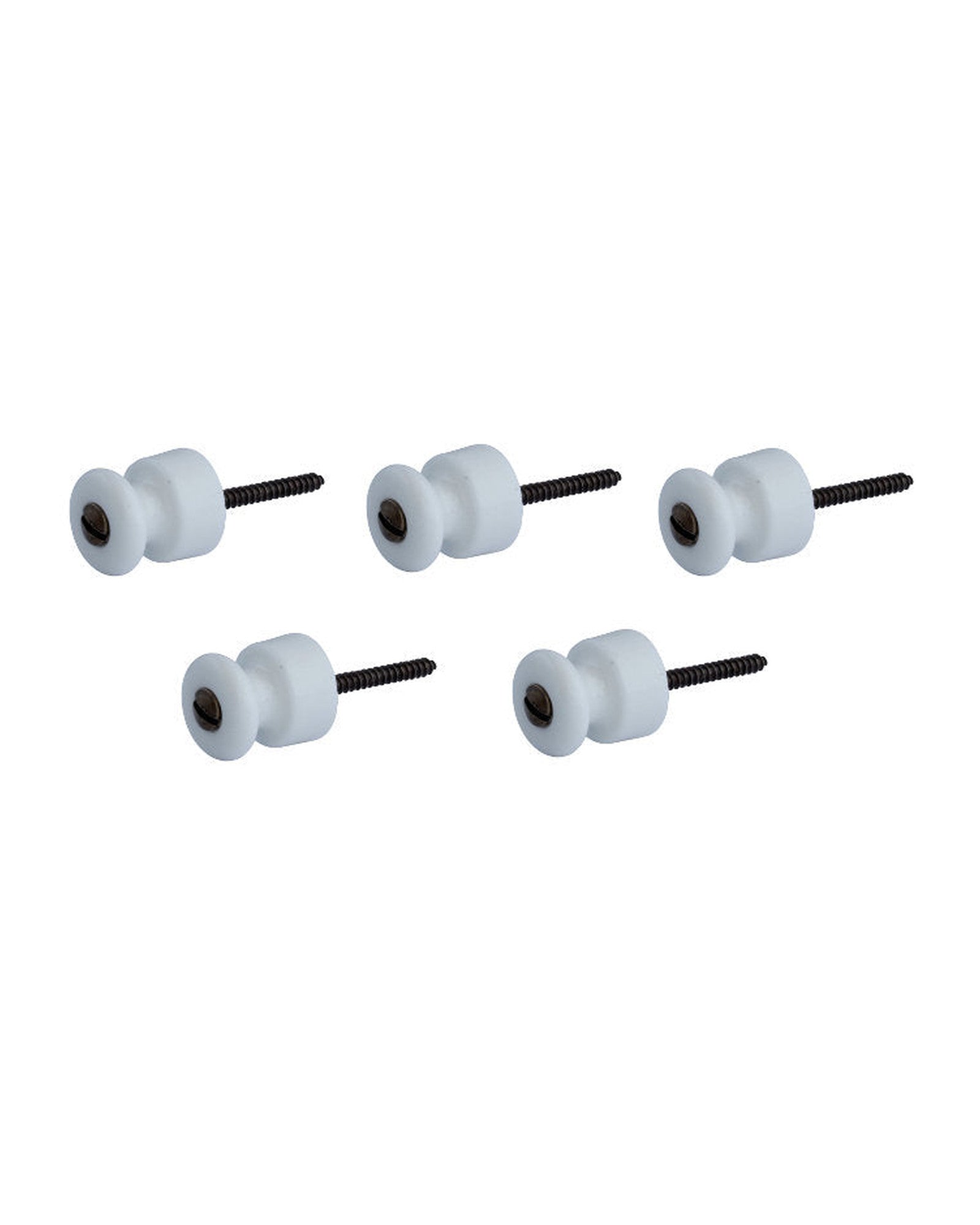 Isolator-Knopf - Porzellan/Antikmessing, 5er-Pack image