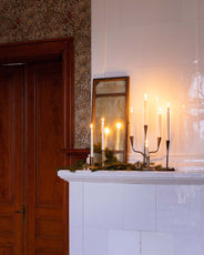 Bougeoir argenté - Bougeoir de bureau 10 cm thumbnail image