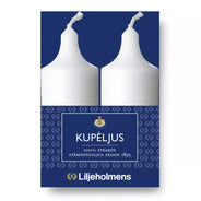 Liljeholmens Kupéljus - Blockljus vit 2-pack thumbnail image