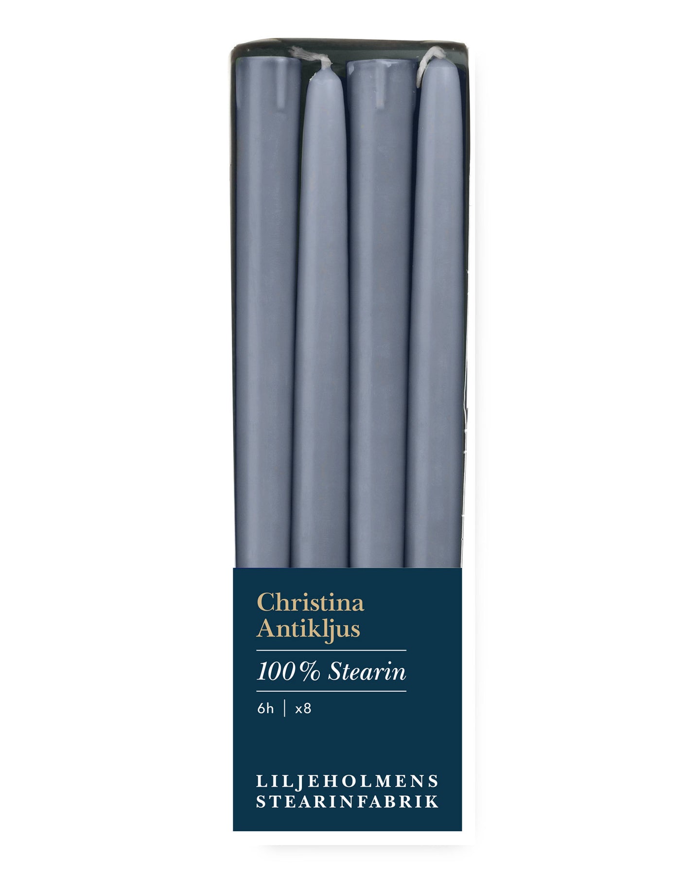 Liljeholmens Christina antique candle 8-p Gray