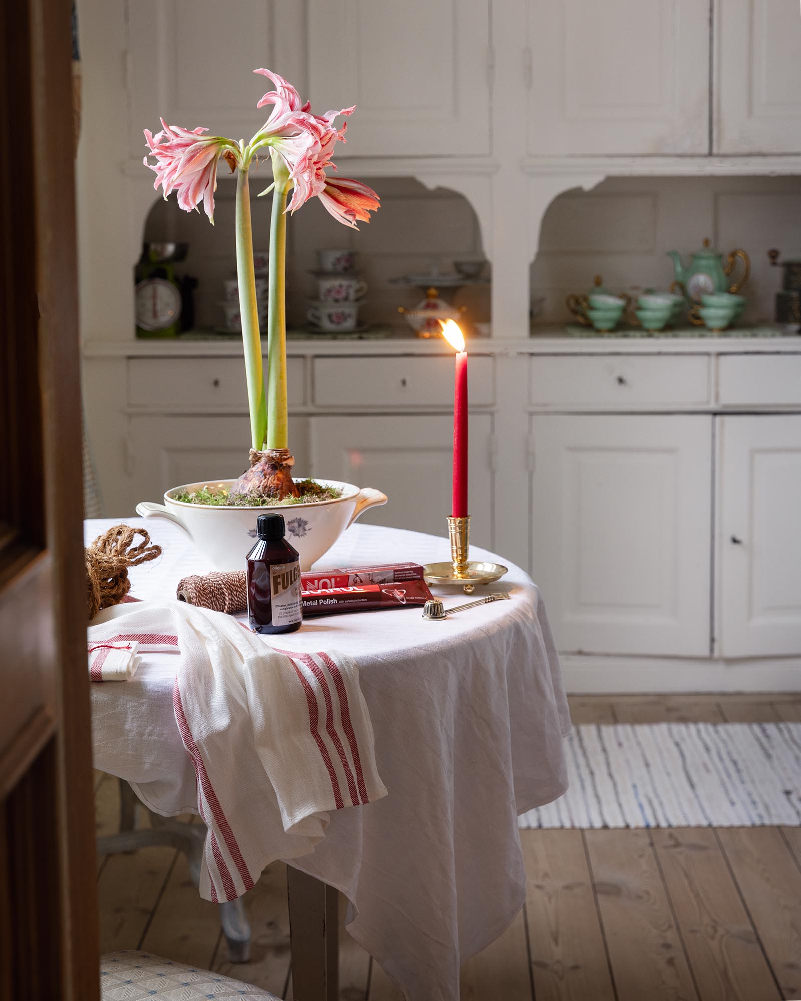 Bougies Liljeholmens Christinaljus - lot de 8 rouges image