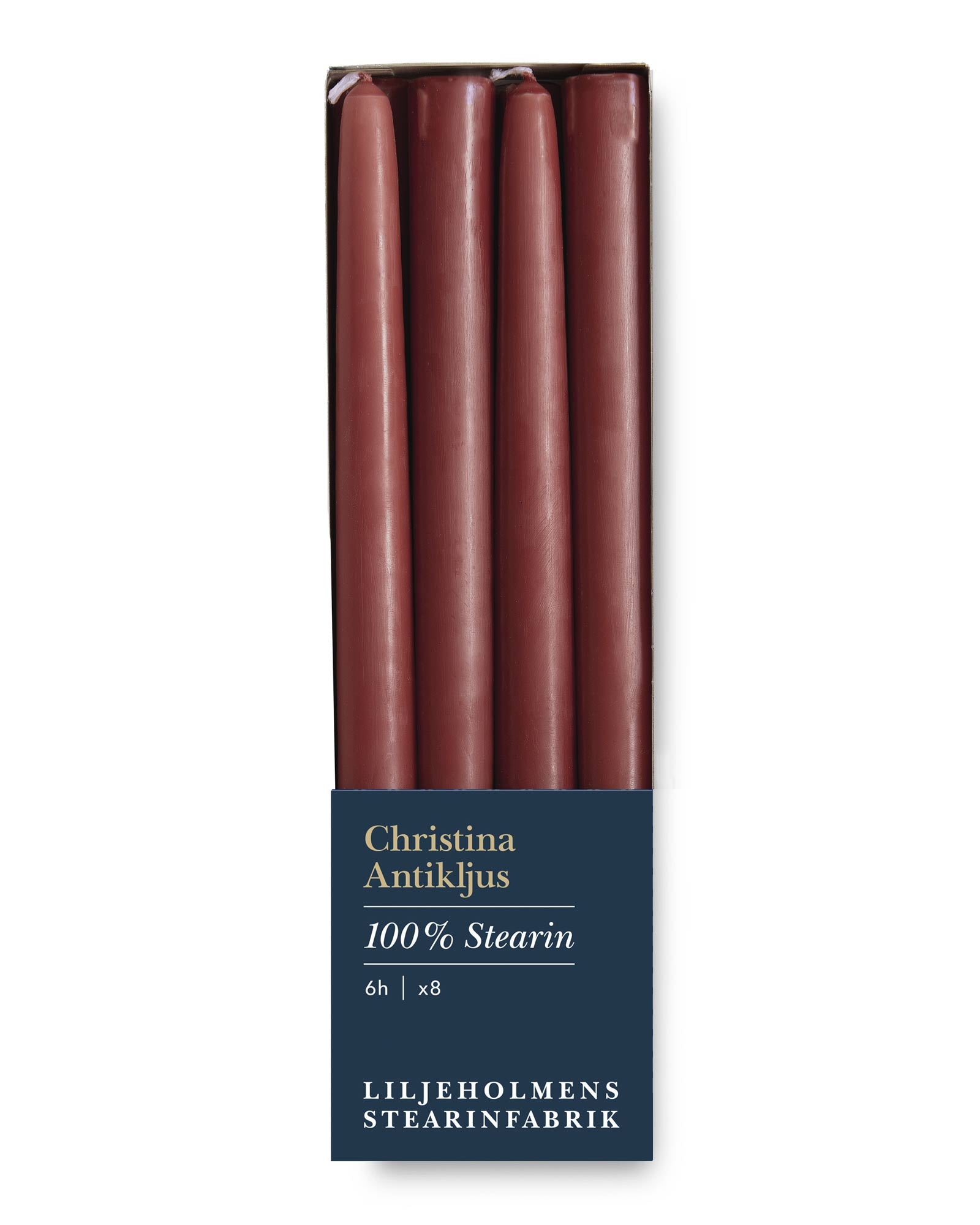 Liljeholmens Christina antique candle – 8-pack Brick image