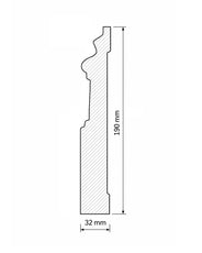 Sample Piece – Floor trim - Robust 190 mm (7.48 in.) thumbnail image