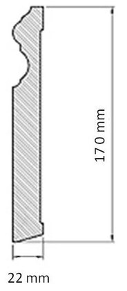 Prøvebit - Gulvlist - Mäster 170 mm thumbnail image