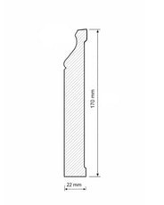 Musterstück - Sockelleiste – Klassisch, 170 mm thumbnail image