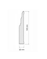 Golvsockel - 1914 Lärkstan 145 mm thumbnail image