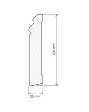 Floor trim - Jugend IV, 120 mm thumbnail image