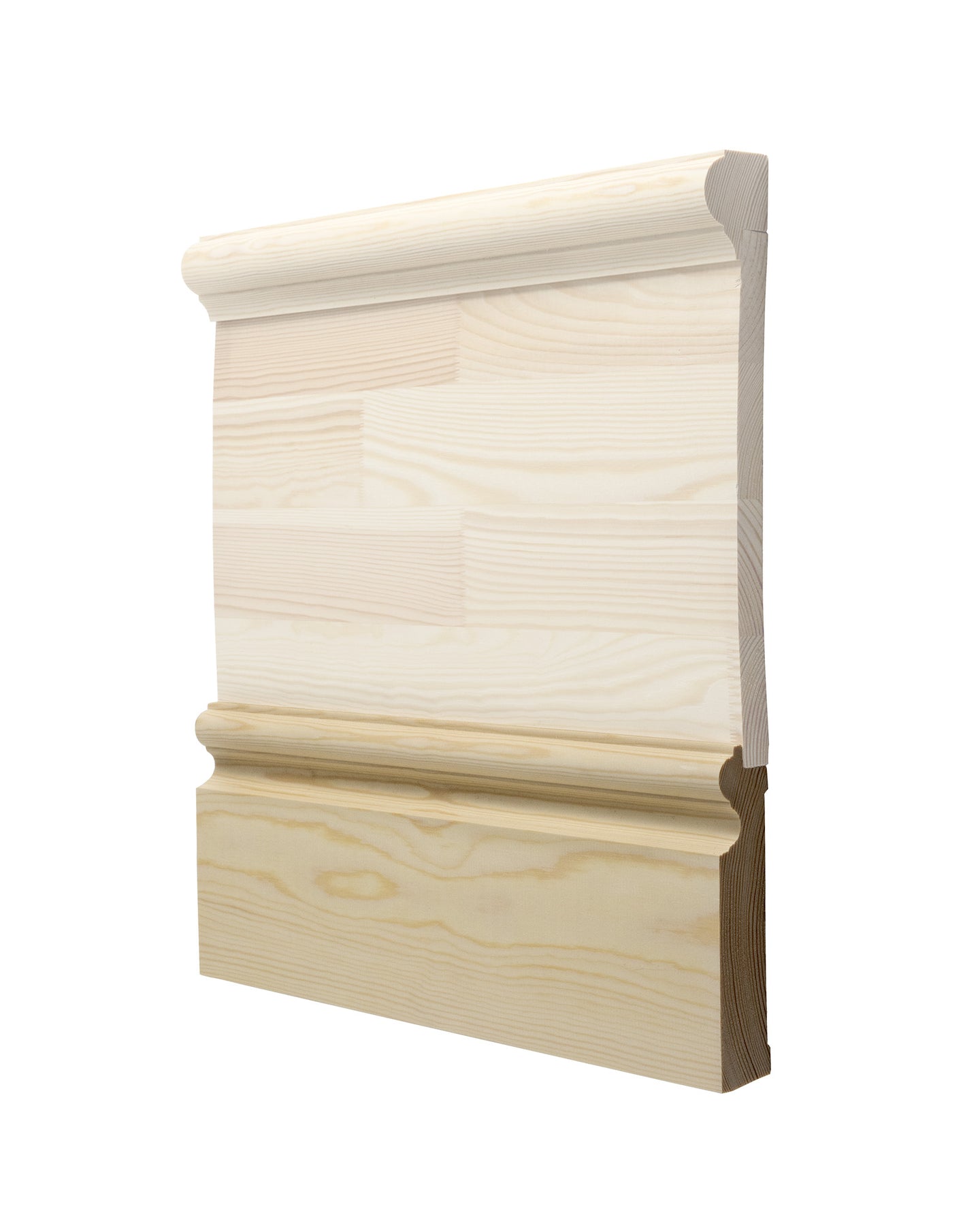 Base trim 145 mm x 28 mm - Three-piece floor trim