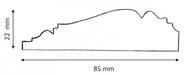 Door trim - Jugend 85 mm thumbnail image