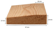 Sample Piece - Plinth block - Universal 24 x 97 mm thumbnail image