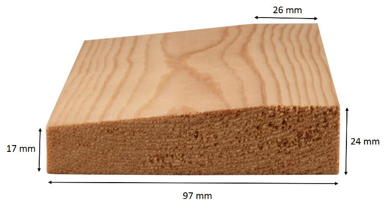 Sample Piece - Plinth block - Universal 24 x 97 mm image