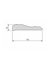 Sample Piece - Door trim - Päron rim 95 mm thumbnail image
