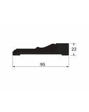 Sample Piece - Door trim - Antik, 95 mm thumbnail image
