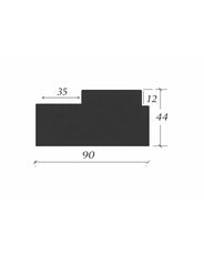 Dörrkarm Sekelskifte - Tunn dörr 44x90 mm (hel längd om 5,1 m) thumbnail image