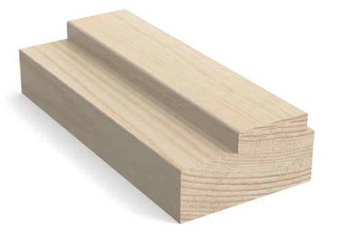 Door frame - Straight edge 44 x 95 mm (1.73 x 3.74 in.) - length 5.1 m (16.7 ft.)