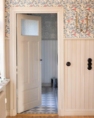 William Morris & Co. Tapetti - Arbutus Woad/Russet thumbnail image