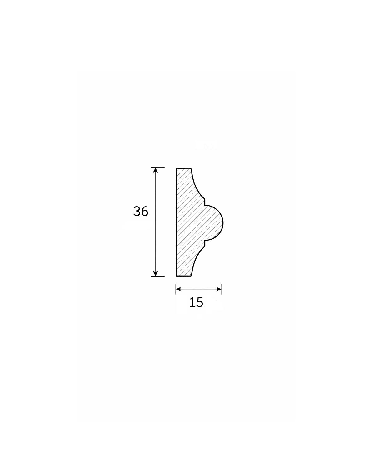 List - Molding symmetrical 36 mm image