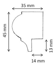Lambrisleiste – Traditionell, 45 mm thumbnail image