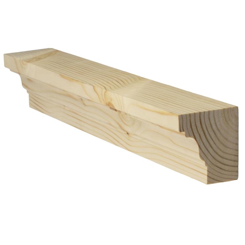 Sample Piece - Window Crown Molding - Rustic 2