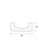 Wooden Gutter - Rectangular, Pine, 45 x 120 mm (1.77 x 4.72 in.) thumbnail image