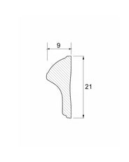 Molding - Door Panel Molding 9 x 21 mm (0.35 x 0.83 in.) thumbnail image