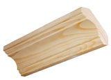 Proefstuk - Daklijst - Antieke holle balk 15 x 69 mm