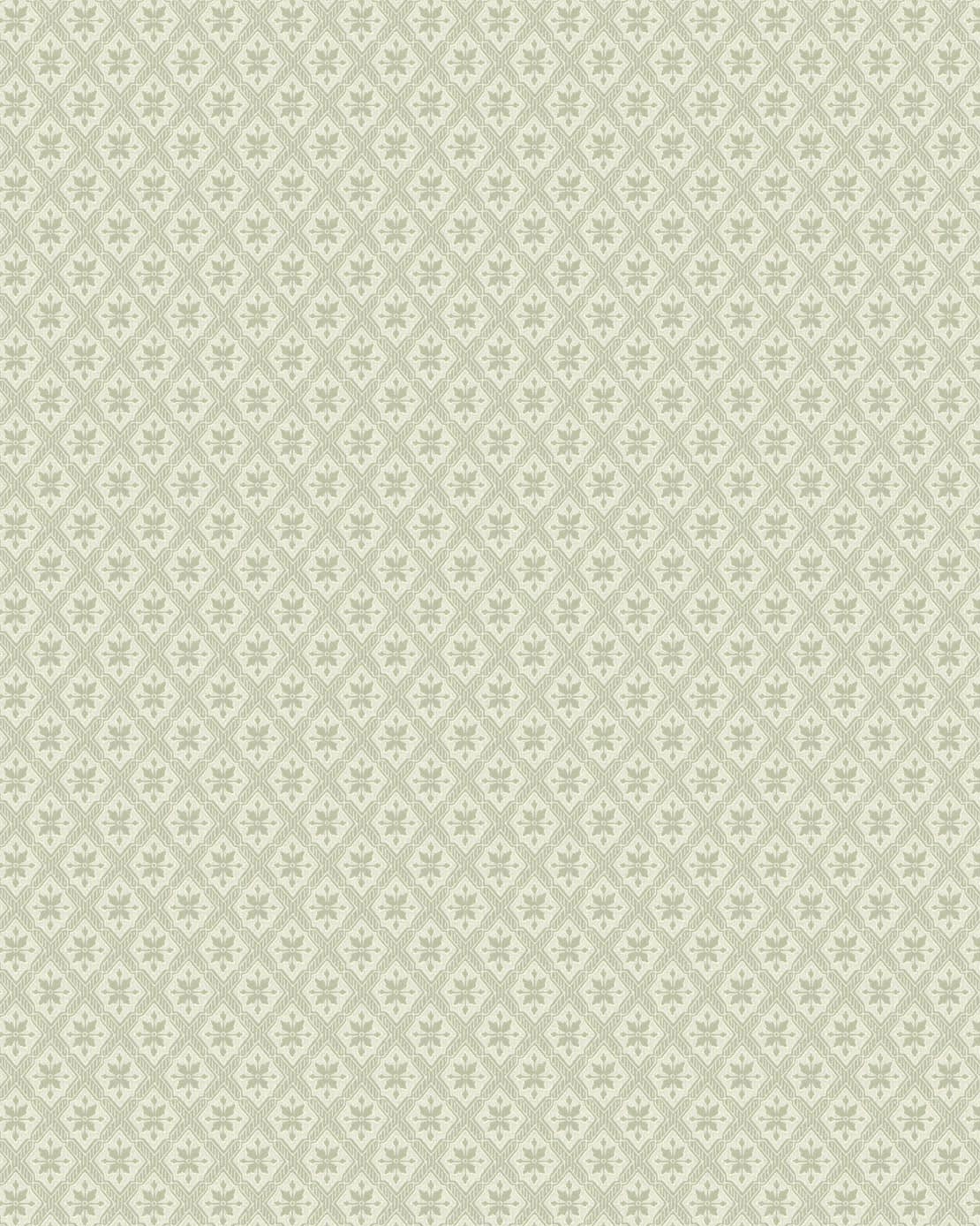 Wallpaper - Mölletorp green/white