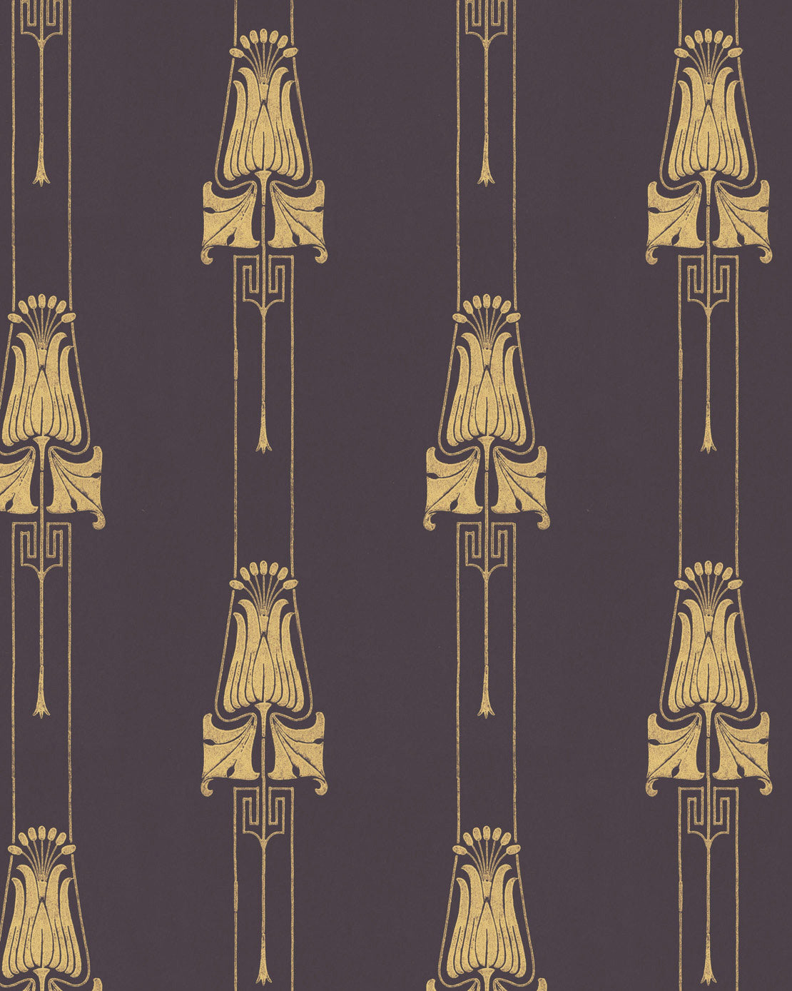 Wallpaper - Slottsviken black/gold