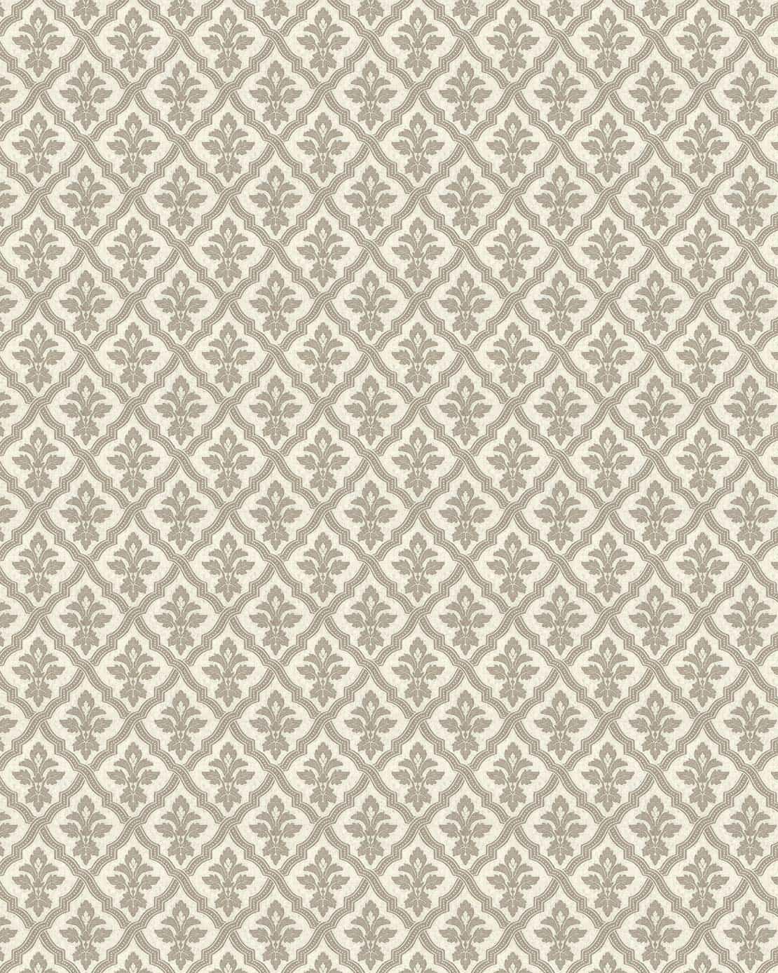 Wallpaper - Liten lilja twig/white