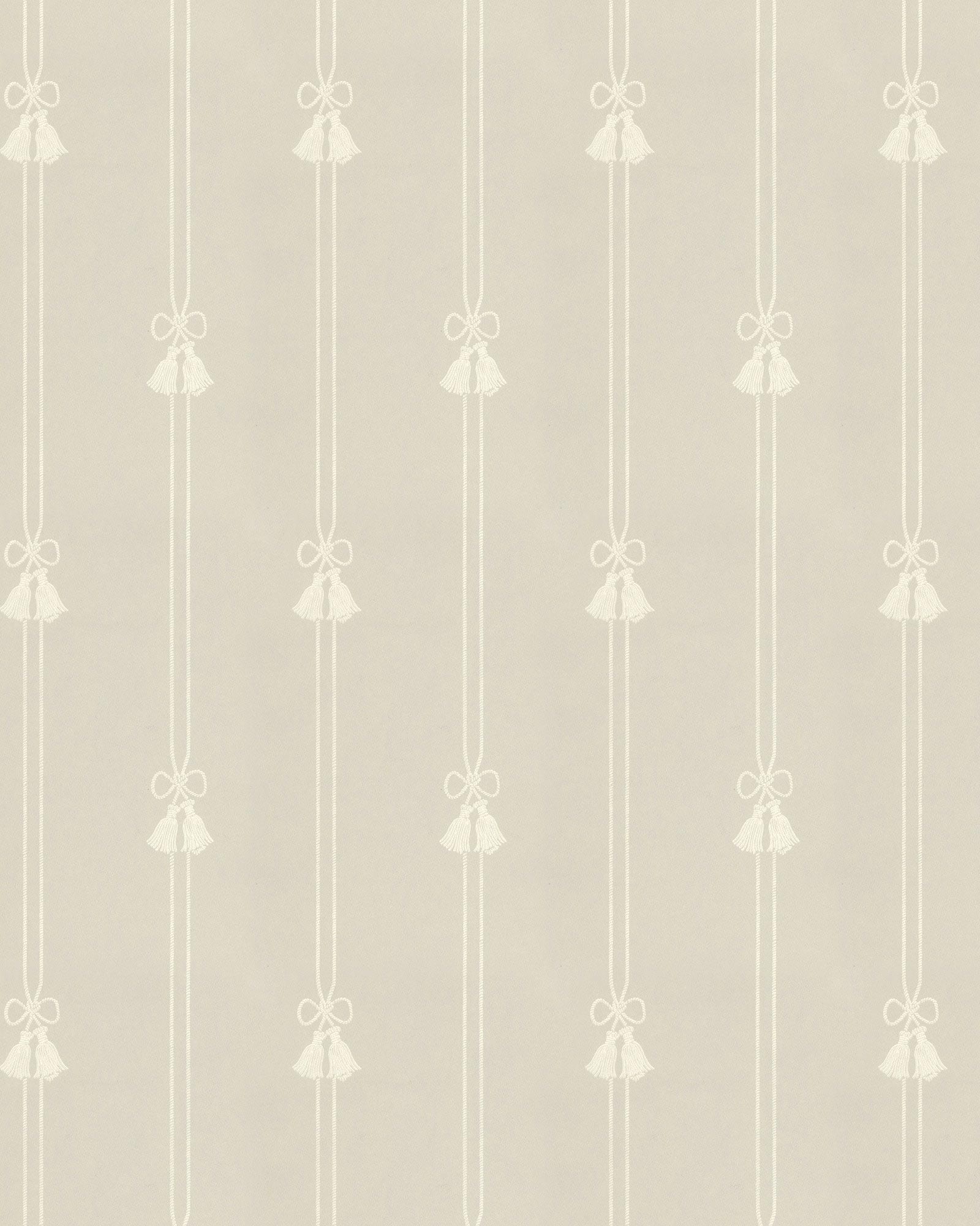 Lim & Handtryck Tapet - Dusker grågrønn/hvit image