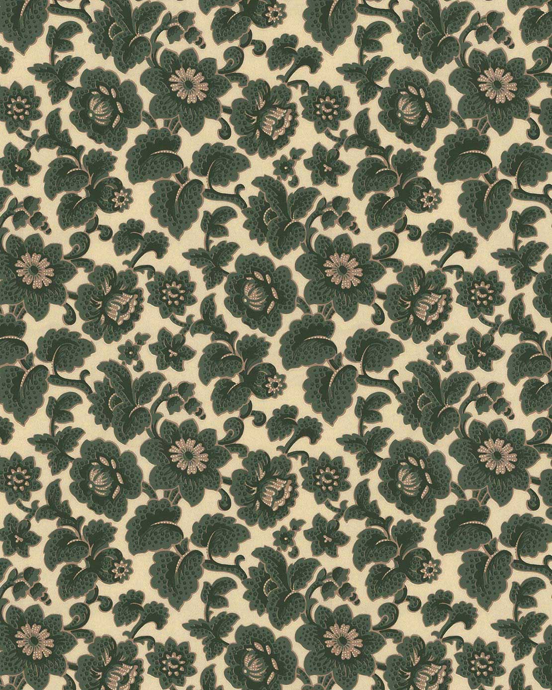 Wallpaper - Theorins konditori twig/dark green