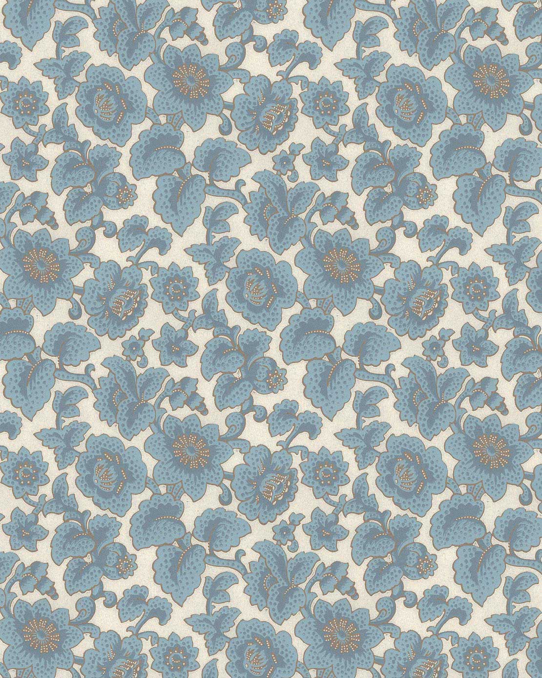 Wallpaper - Theorins konditori twig/light blue