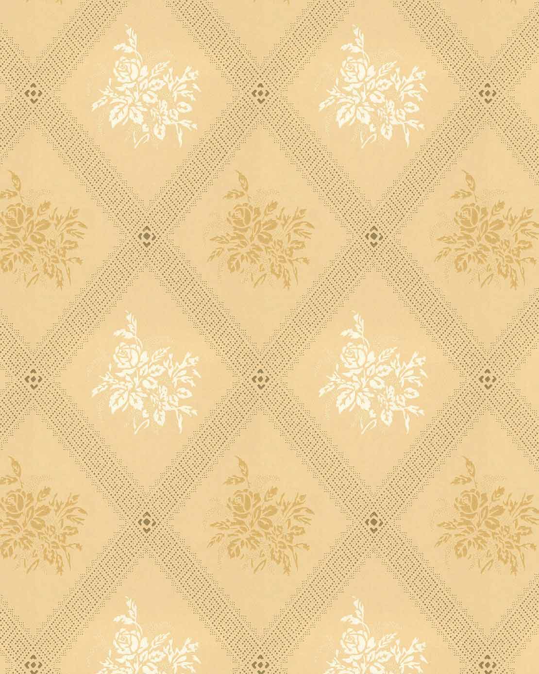 Wallpaper - Karoline, ljusyellow/yellow