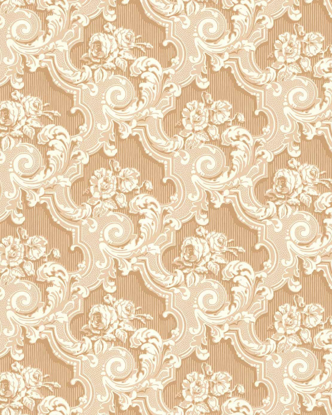 Wallpaper - Fågelsjö gammelgård light yellow/yellow