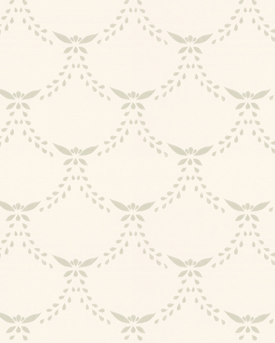 Wallpaper - Glommersträsk white/green