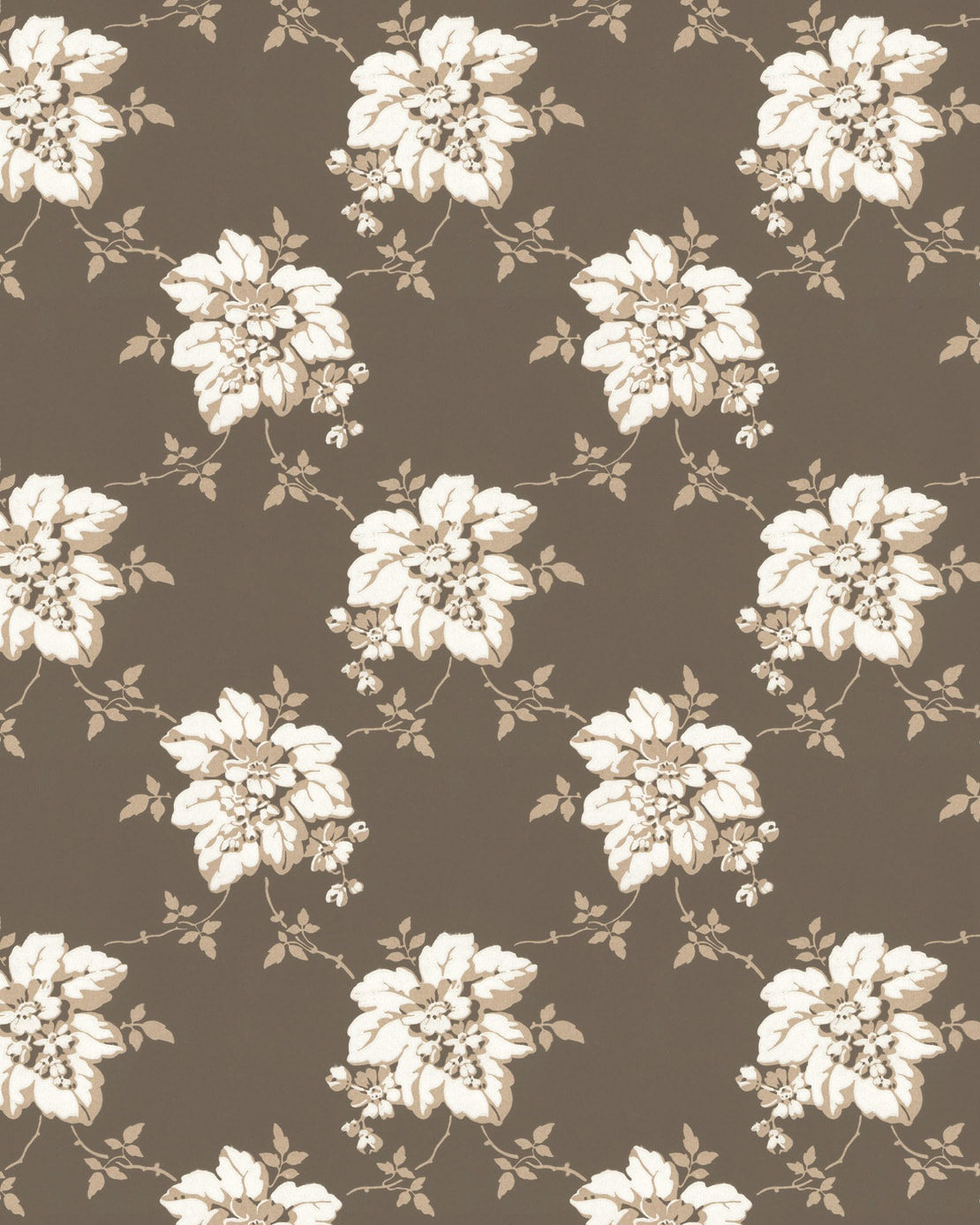 Wallpaper - Hagesalen twig/brown