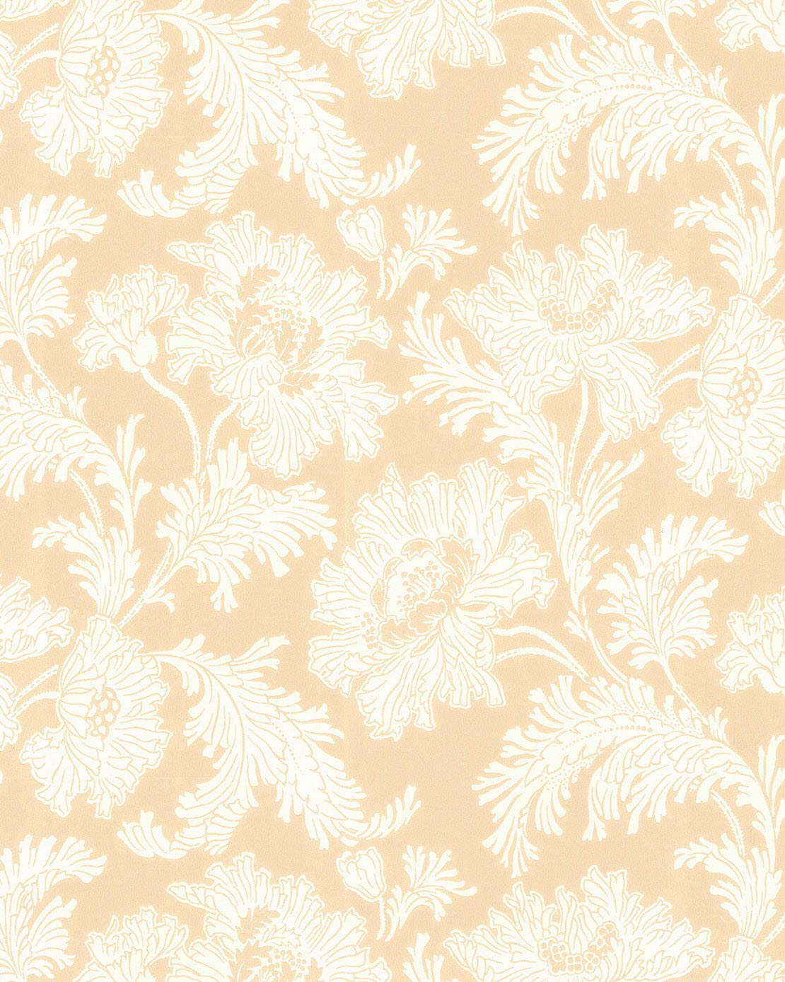 Wallpaper - Hällestrand white/yellow