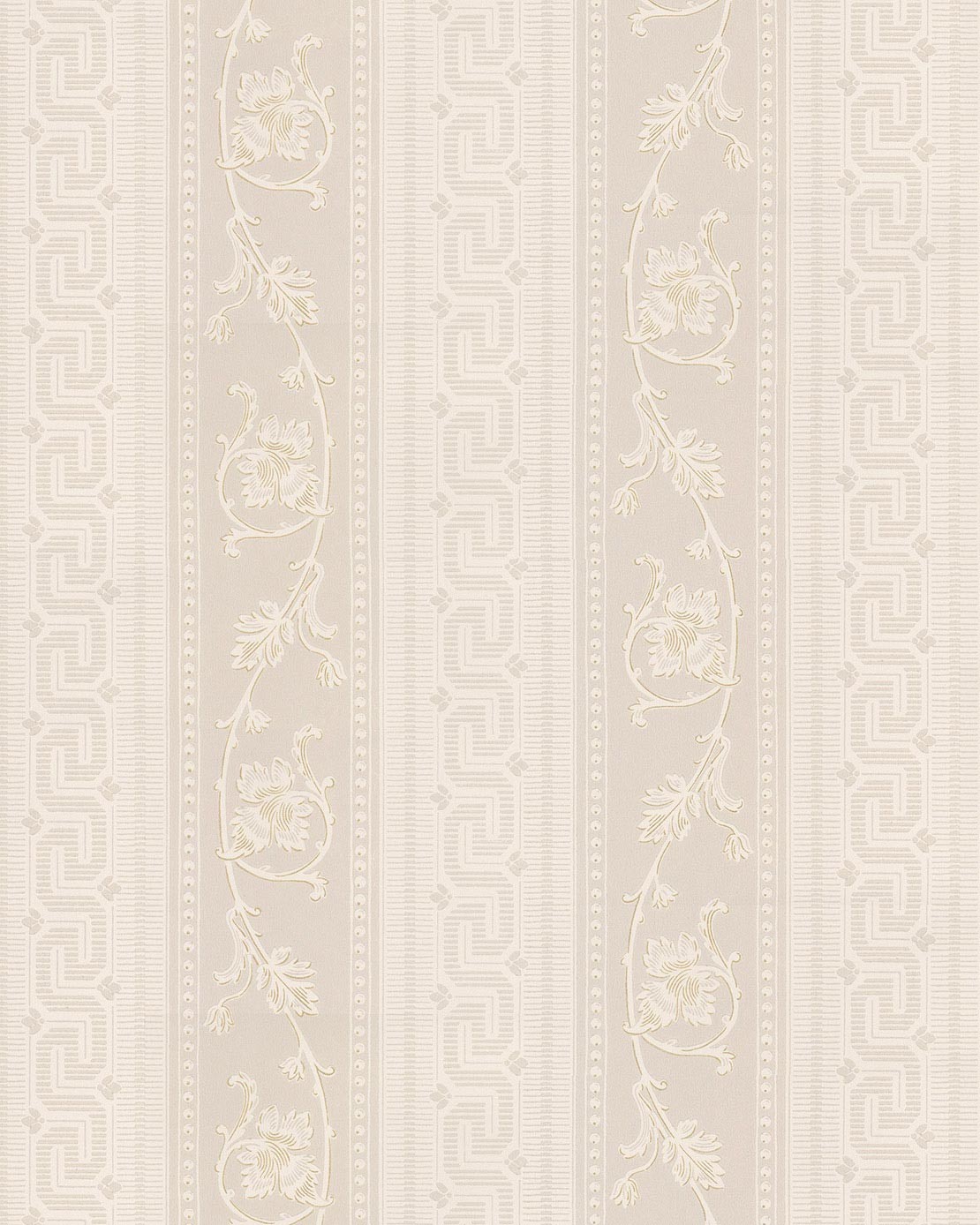 Wallpaper - Nääs slott light gray/gold