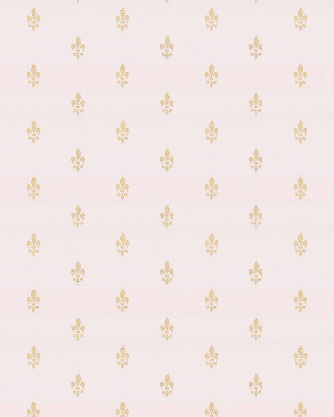 Wallpaper - Fransk lilja white/gold
