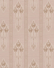 Lim & Handtryck Tapet - Jugendros beige/guld thumbnail image